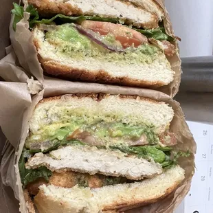 Veggie chicken pesto