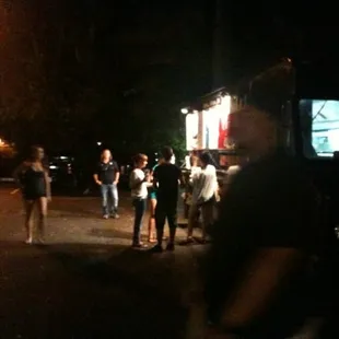 The Café Rouge food truck at Tasty Tuesdays in The Milk District on June 26, 2012.