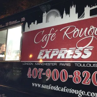 the front of the restaurant