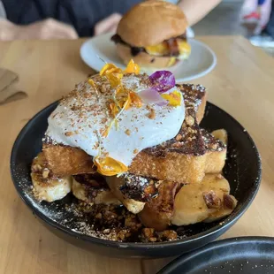 Bananas Foster French Toast