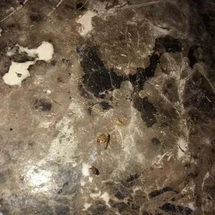a dirty floor