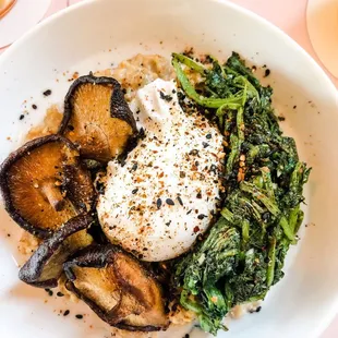 Savory Oat Bowl - I think they just invented a whole new brunch item. So so good. Lots of flavor.