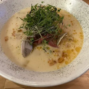 Chorizo Clam Chowder