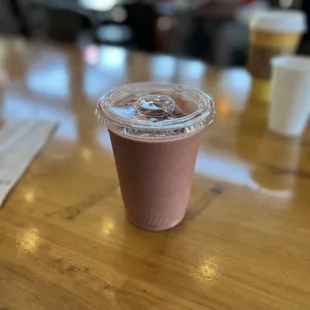 Pink Chai latte