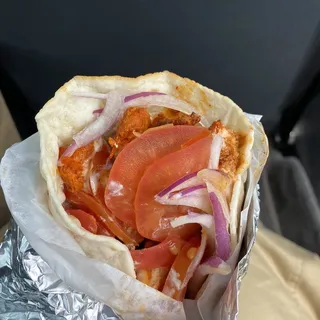 Gluten-Free Flatbread Chicken Wrap