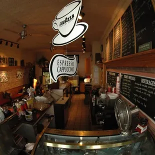 Cafe Rustica interior (fisheye)