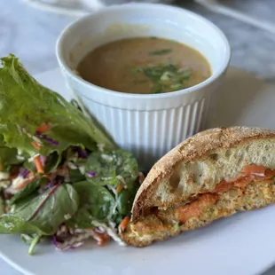 Soup &amp; 1/2 sandwich