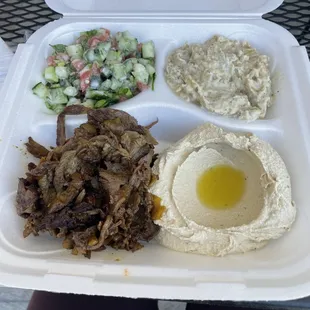 The lamb plate!