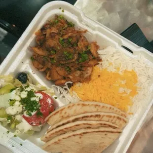 Shawarma plate