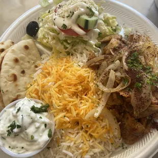 Beef Shawarma plate