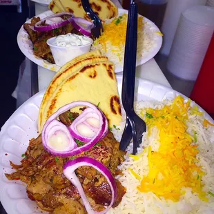 Chicken Shawerma plate