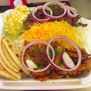 Chicken and Beef platter