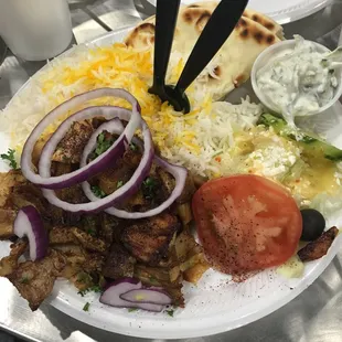 Chicken shawarma plate...AMAZING!!!