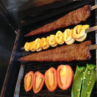 Steak and Chicken kabob