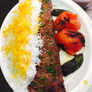 Barg/ steak kabob