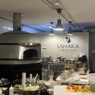 a chef preparing food