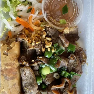 Pork &amp; Spring Roll Vermicelli