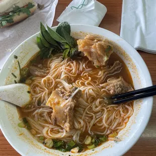 FOUND HAIR in tendon of beef noodle soup