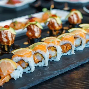 Olivia Roll and Crispy Rice Spicy Tuna