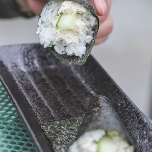 Blue Crab Handroll Food IG: @nomswithsabs
