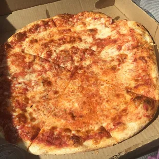 a pizza in a box