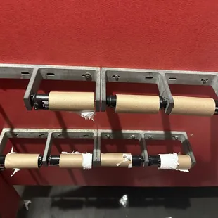 Broken bathroom locks.