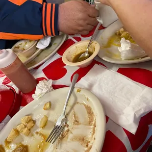 Sorry didn't get a pic of the food before