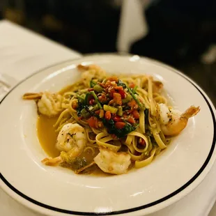 Fettuccine Con Gamberetti