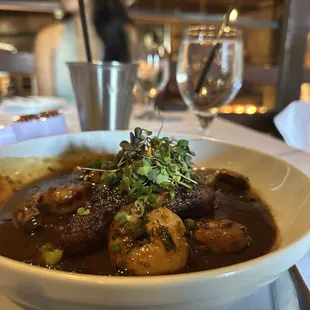 Bbq shrimp and grits
