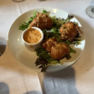 Crawfish beignets
