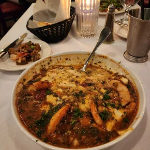 The shrimp and grits was great!