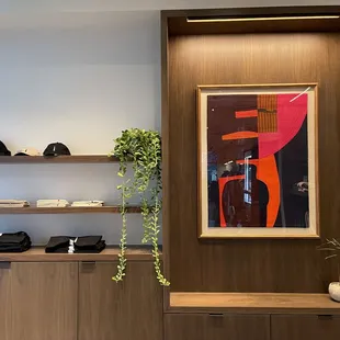 Transamerica swag for sale at Cafe Sebastian in San Francisco.