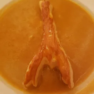 Lobster bisque soup