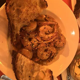 $16 Catalan shrimp
