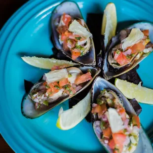 oysters, shellfish, mussels, food, oysters and mussels