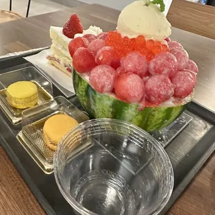 Watermelon bingsu