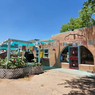 the front of the restaurant