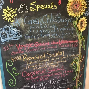 Daily specials