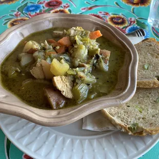 Green Chile Chicken Stew