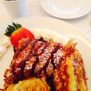 Chocolate Coconut Almond French Toast