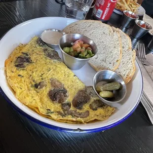 Mushroom Omelette