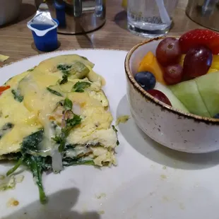 1/2 of Shrimp/broccoli Omelete