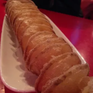 Sugar coated potato twist