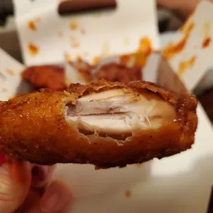 Soy garlic fried chicken wing
