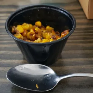 Tiny cup of corn... $5.50???