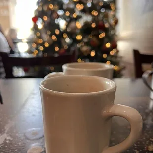 America's Best Coffee Dark Roast and a view