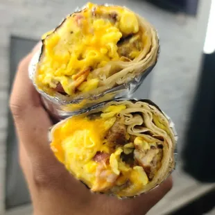 Breakfast burrito.. delicious