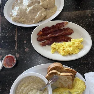 Grits, Toast and Coffee