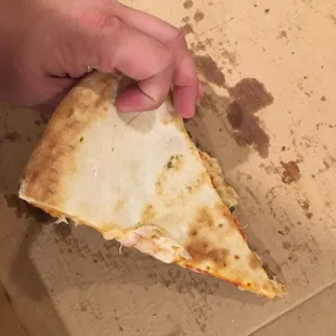 Our "Brick-Oven pizza" was practically raw.