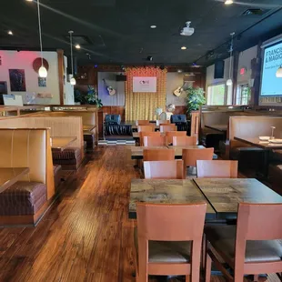 interior, sushi and sashimi